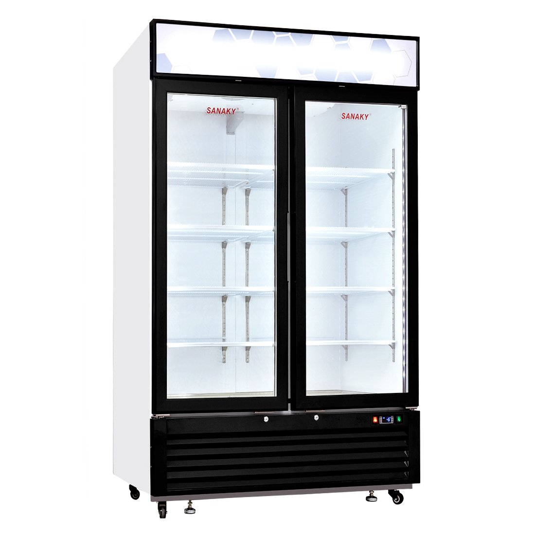 Upright Freezer with 2 Open Doors